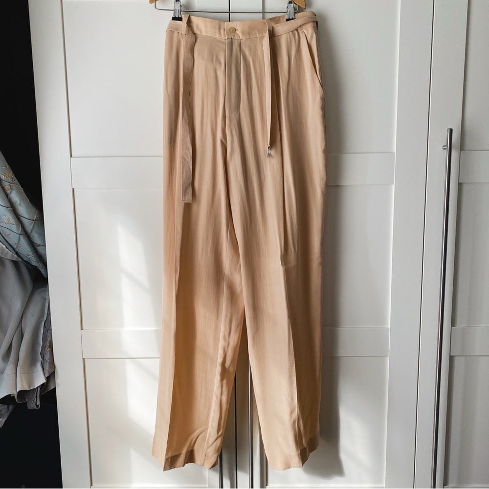 JOSEPH Silk High Waisted Trousers